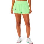 ASICS Tennis apparel ASICS Match Laser Cut  Shorts Women-lime