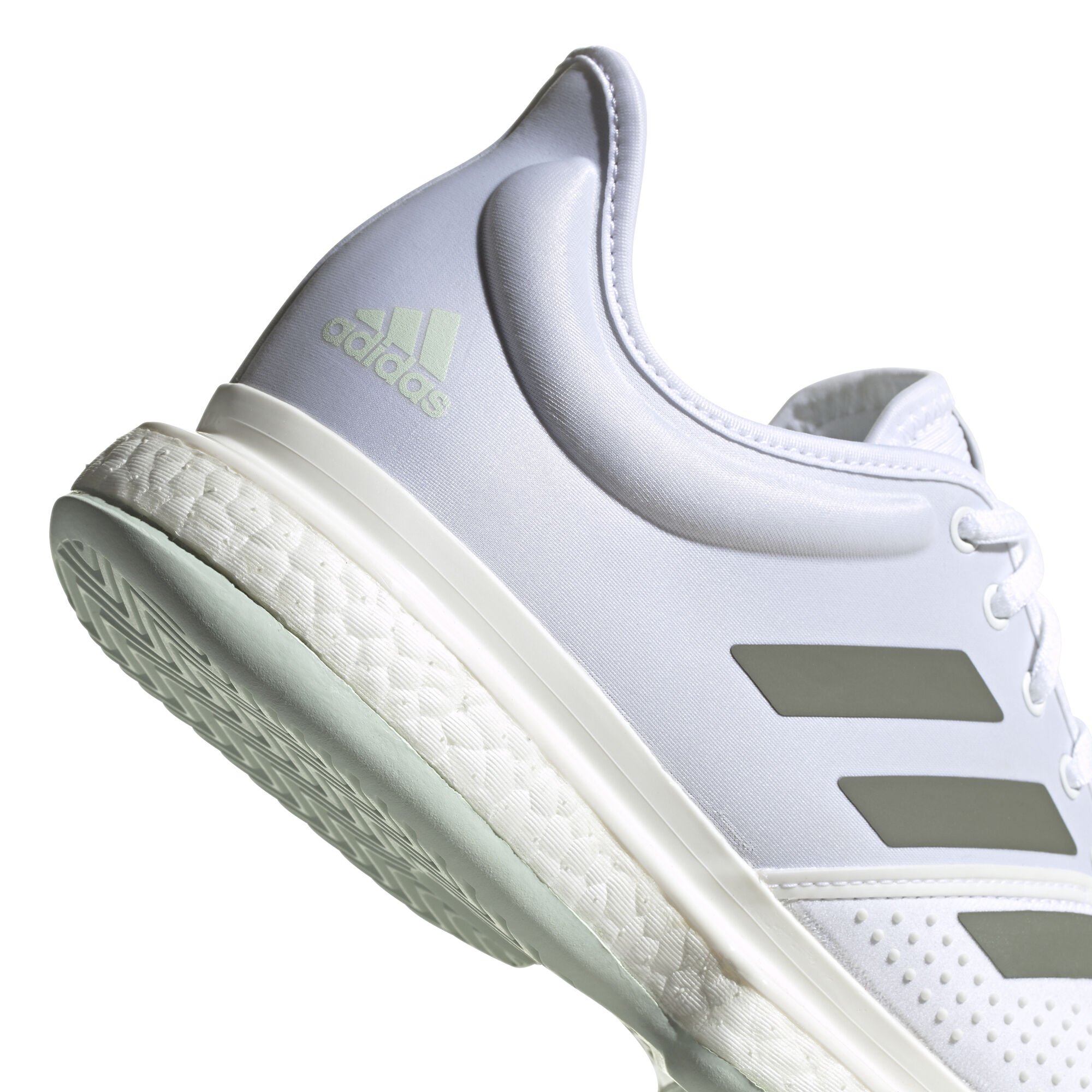buy adidas Sole Court Boost All Court Shoe Men - White, Mint online | Tennis-Point