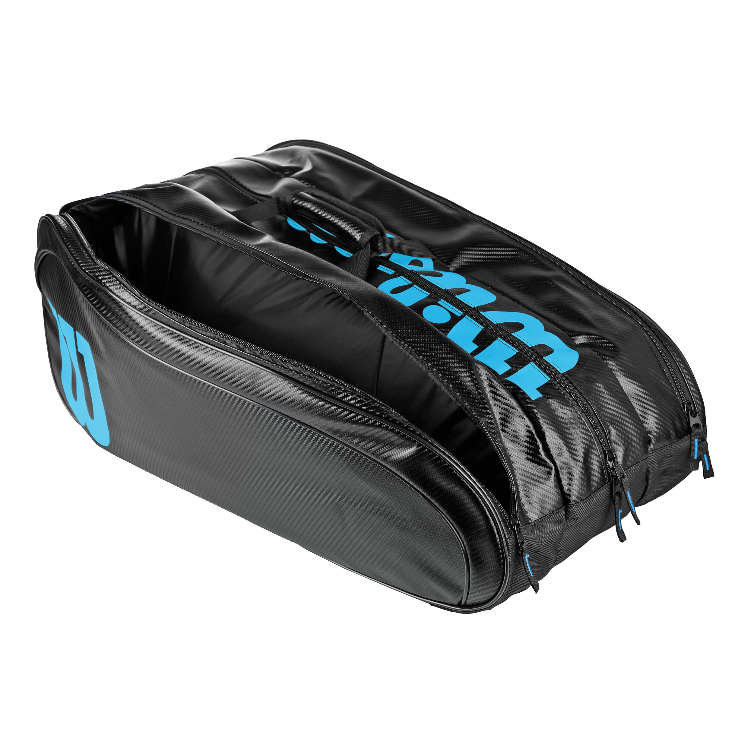 Buy Wilson Elite Racket Bag 15 Pack Special Edition Black Blue online Tennis Point UK