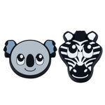 Gamma Racket accessories Gamma ZooDamp Koala,Zebra Dampener In A Double-pack-Multicoloured