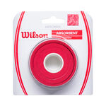 Wilson Overgrips Wilson Dry 3 Pack-Red
