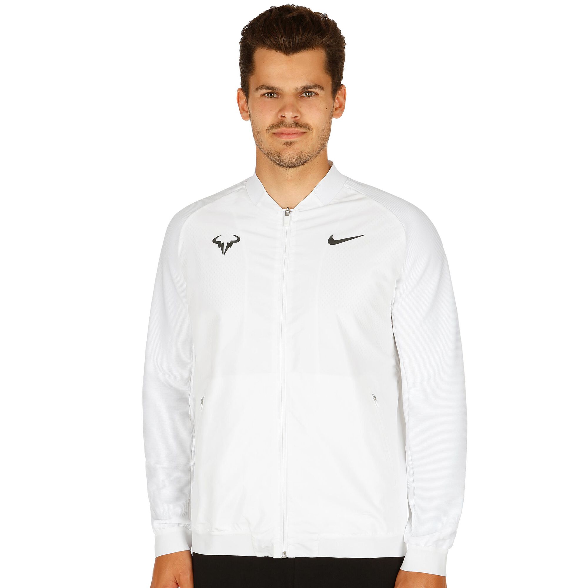 buy Nike Court Rafael Nadal Training Jacket Men - White ...
