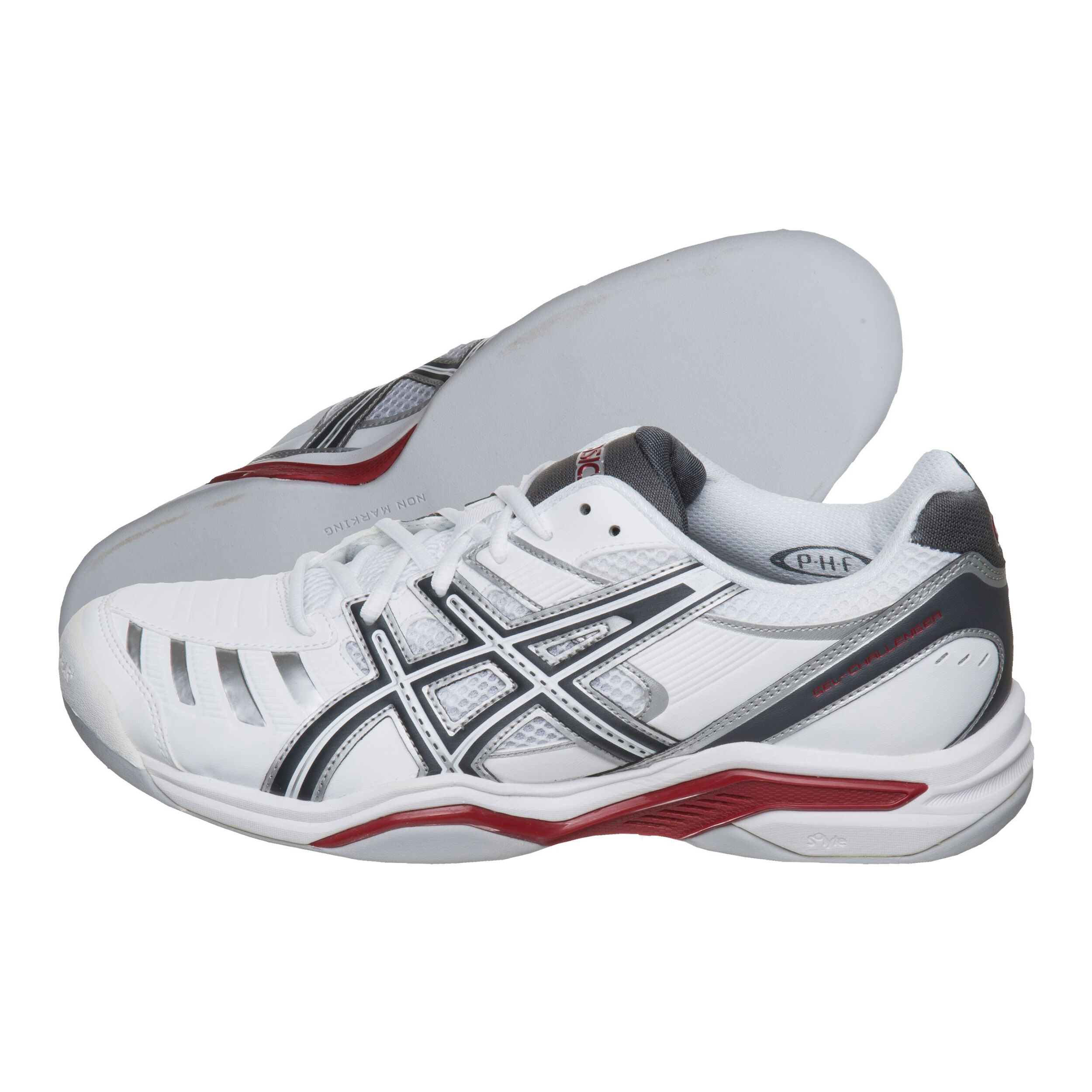 Buy ASICS Gel Challenger 9 Indoor Carpet Shoe Men White Grey online Tennis Point UK