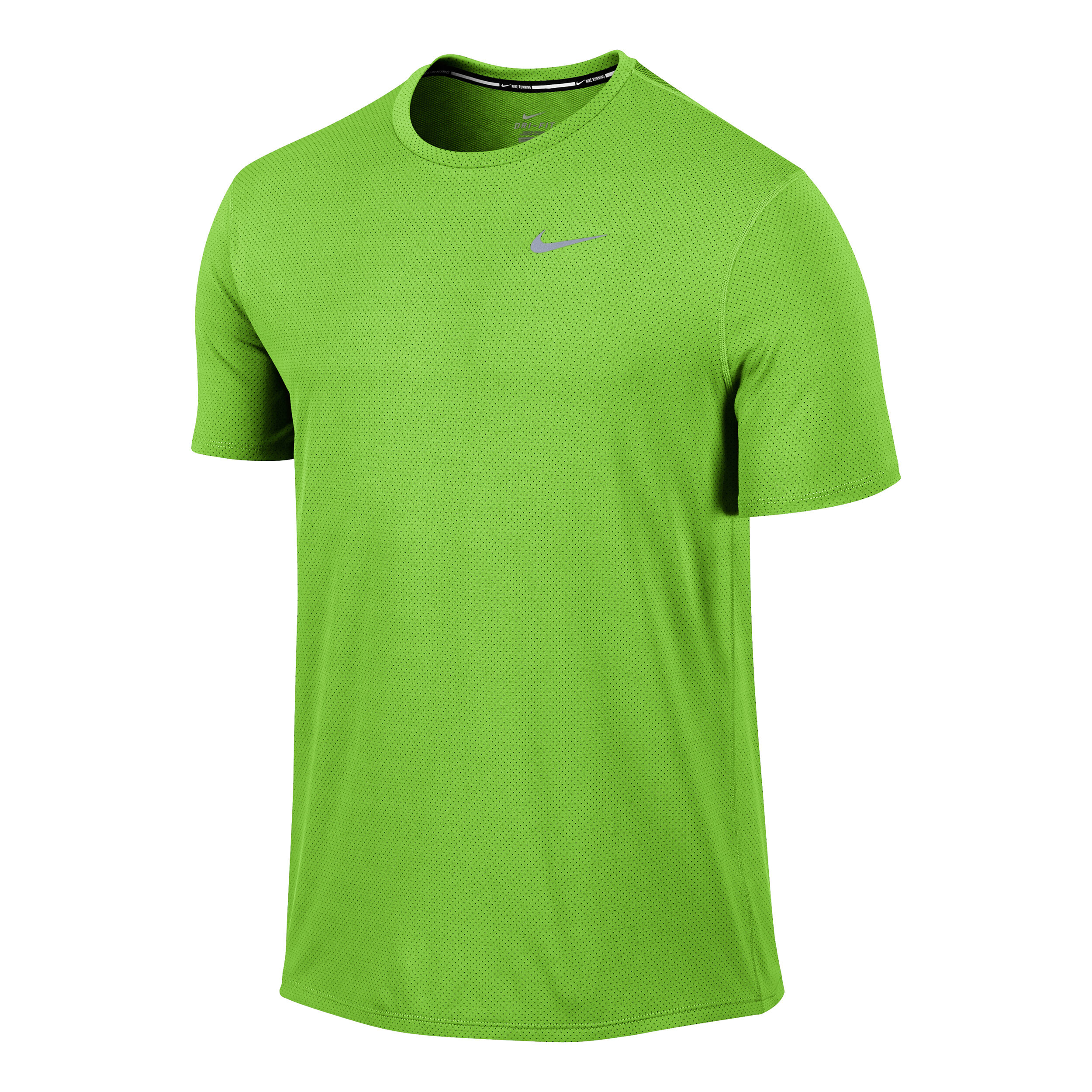 Buy Nike Dri Fit Contour Shortsleeve T Shirt Men Green Silver online Tennis Point UK