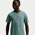 Nike Clothing Nike Court Heritage T-Shirt Men-sage, grey
