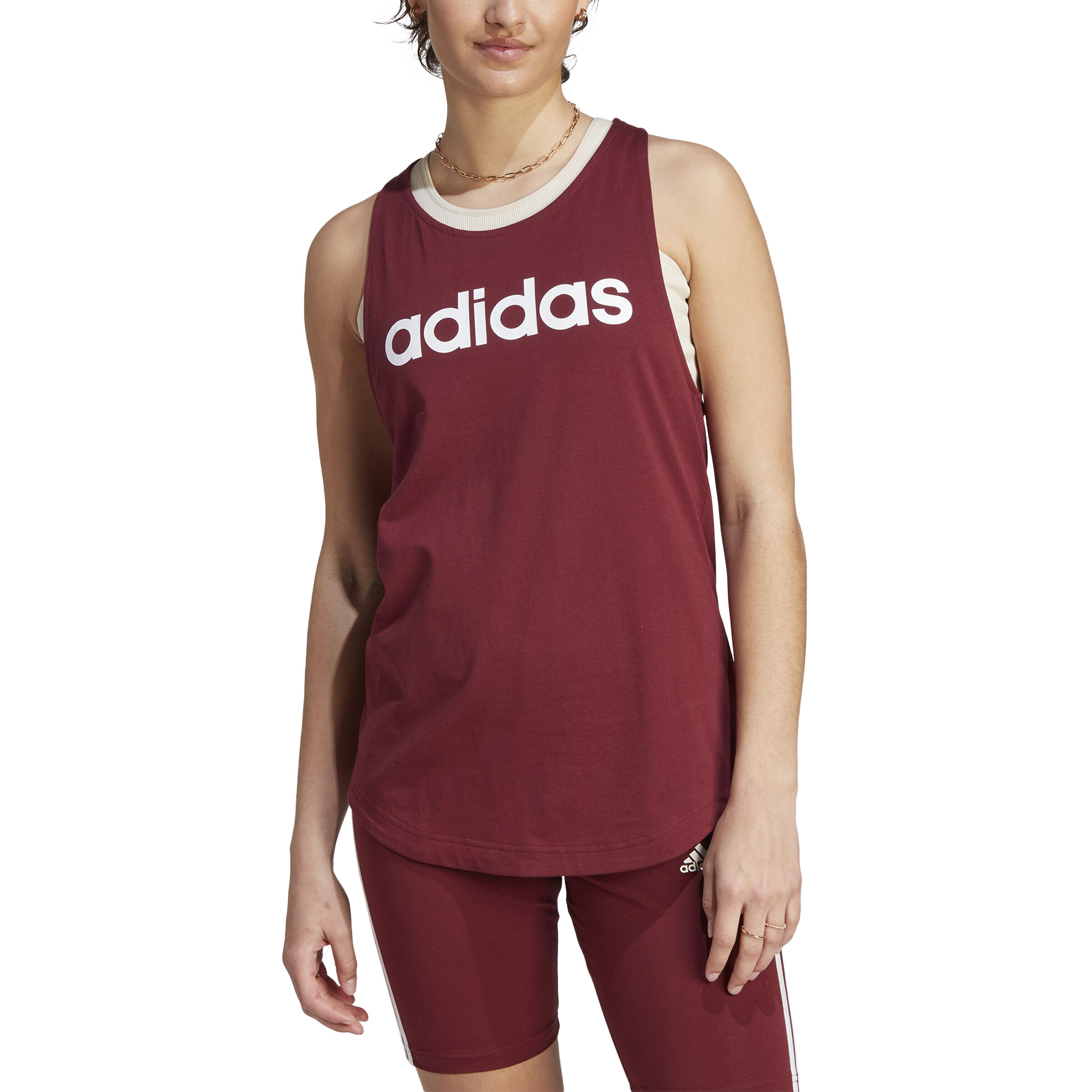 Adidas linear tank top ladies top