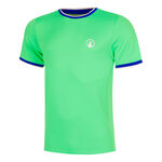 Quiet Please Tennis apparel Quiet Please Break Ringer T-Shirt Men - green, white