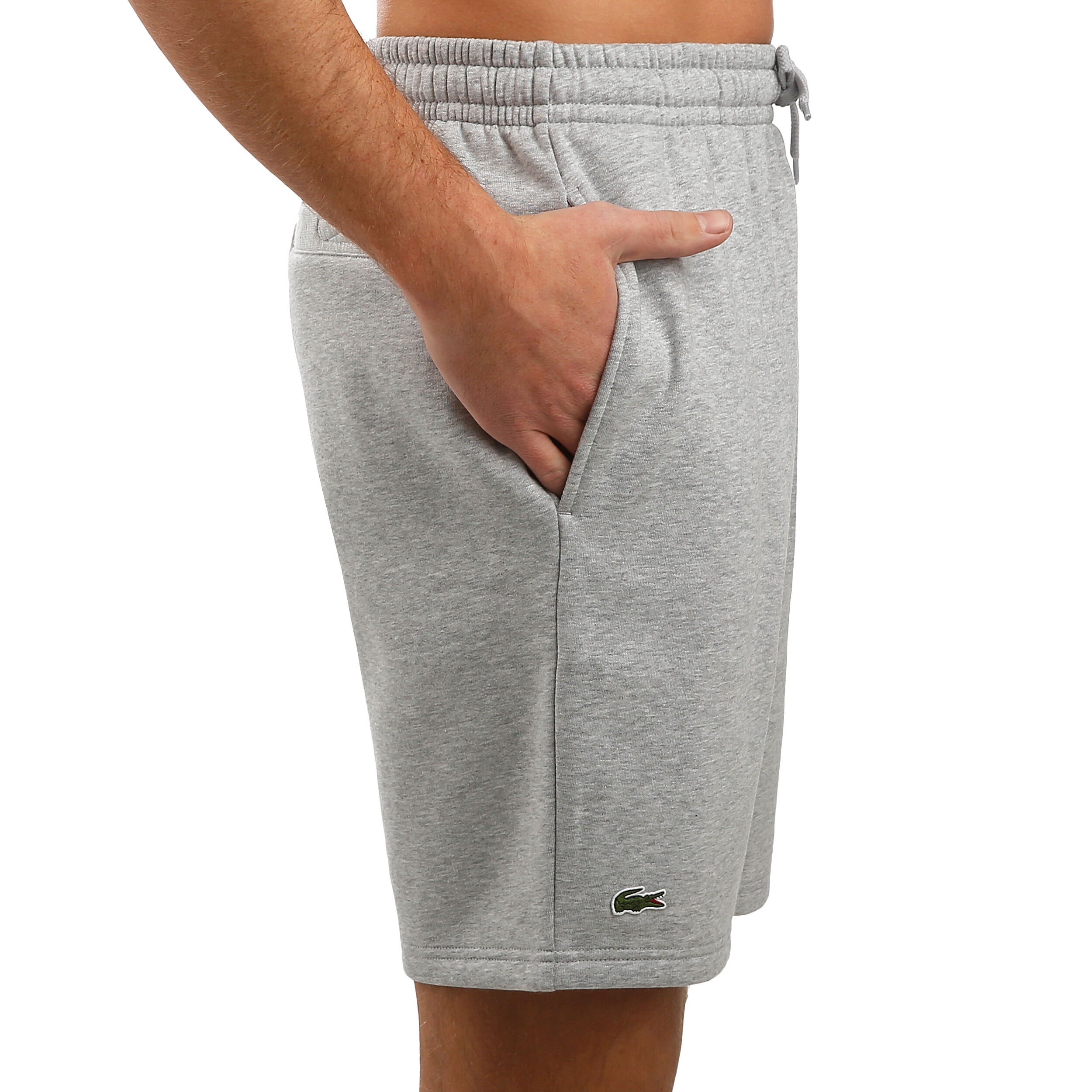 Mens grey on sale lacoste shorts