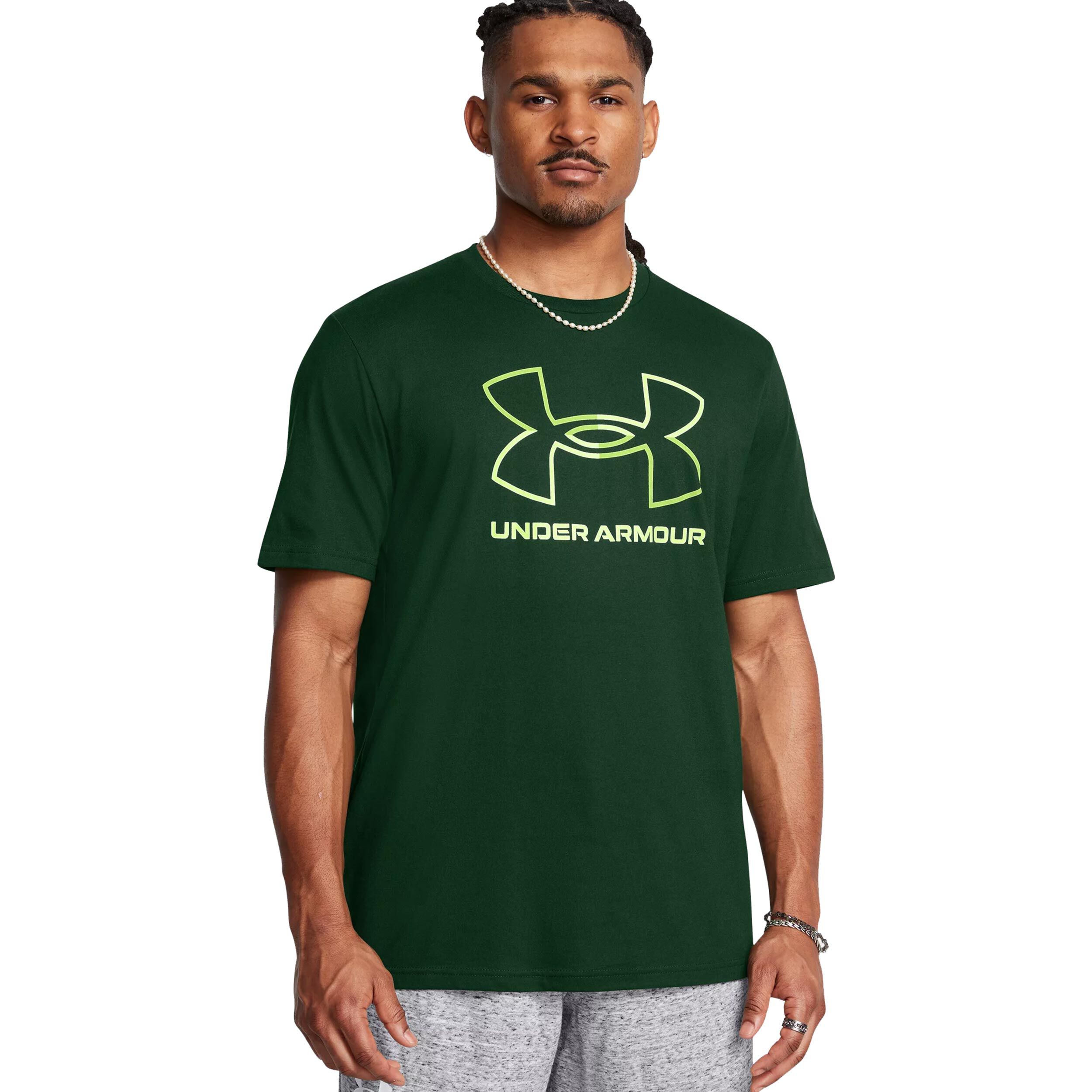 Dark green under armour shirt clearance