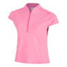 Swing Zip T-Shirt Women-Pink