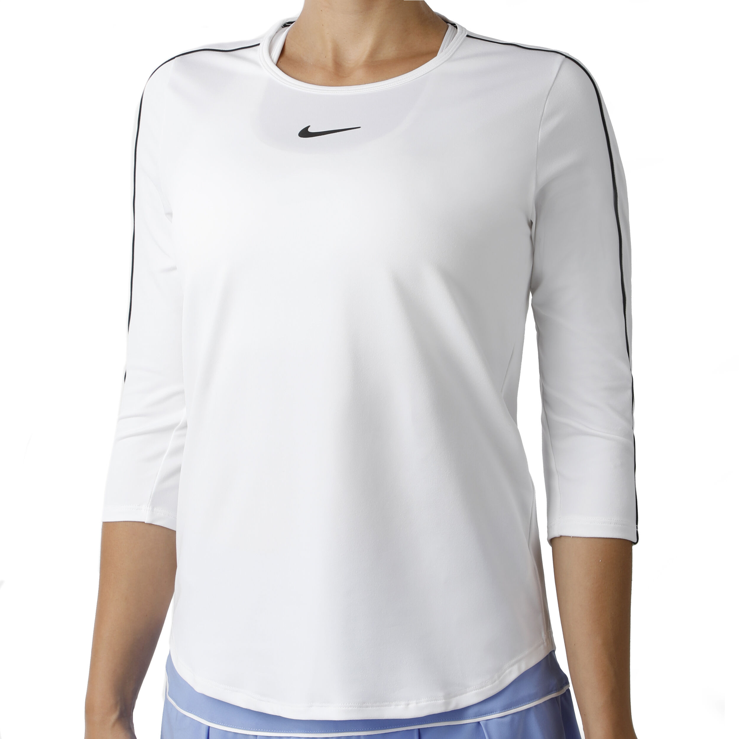 Nike long sleeve white women's top on sale