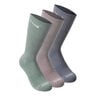 Everyday Plus Cushioned Sports socks 3 Pack Unisex - olive, grey
