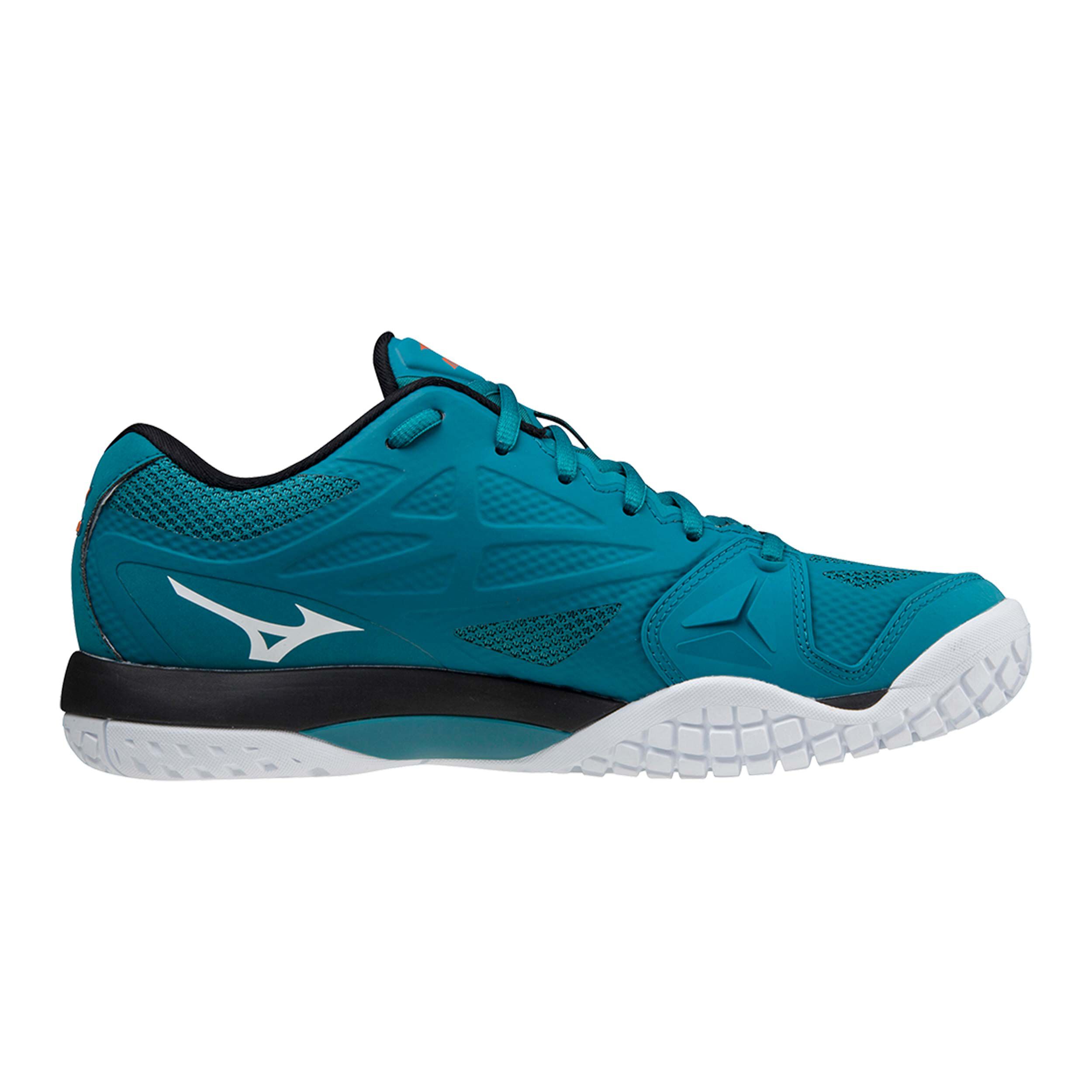 Buy Mizuno Wave Intense Tour 5 All Court Shoe Men Petrol Multicoloured online Tennis Point UK