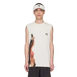 adidas Clothing adidas Y-3 Tank Top Men-Cream,Multicoloured