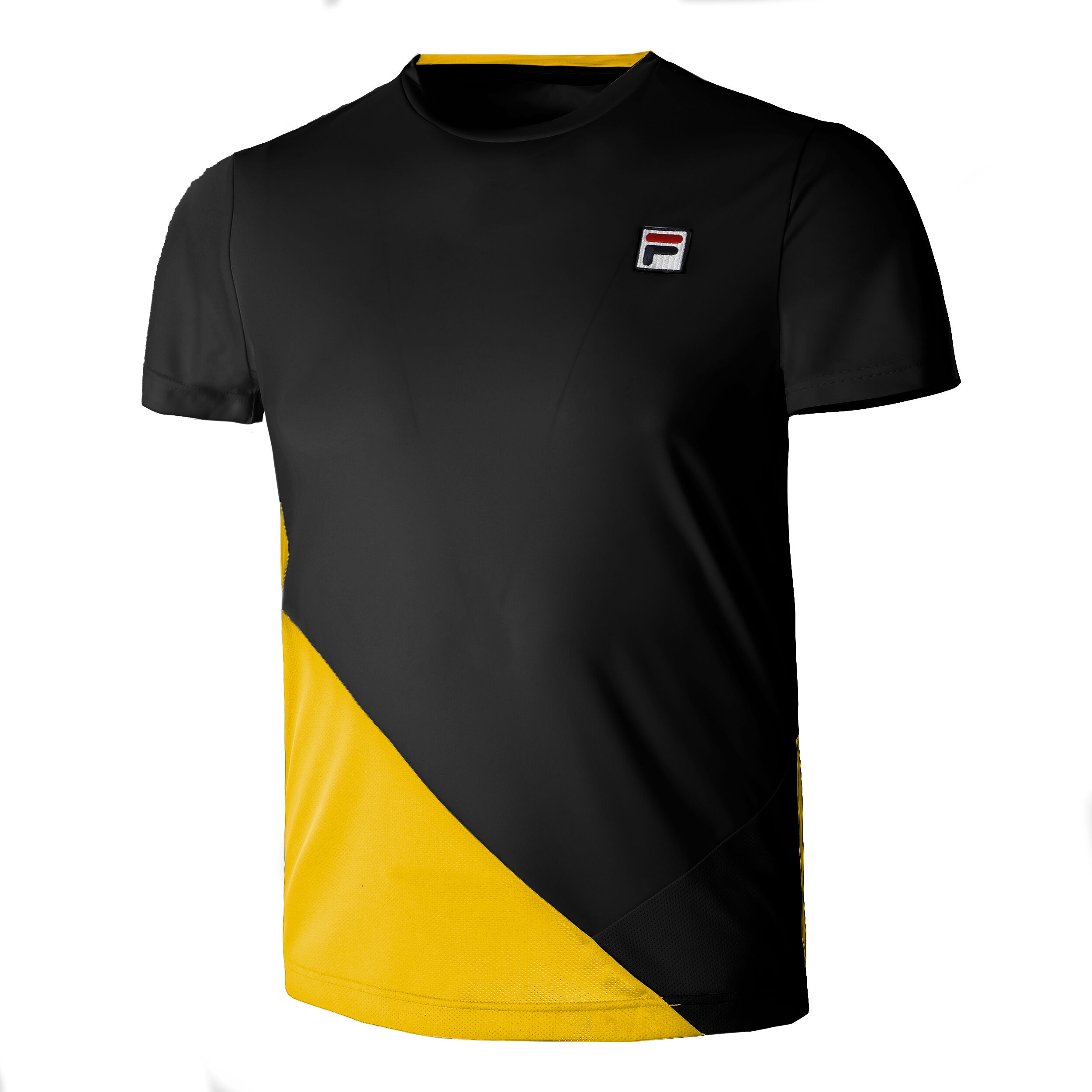 Leon T Shirt Men Black Yellow
