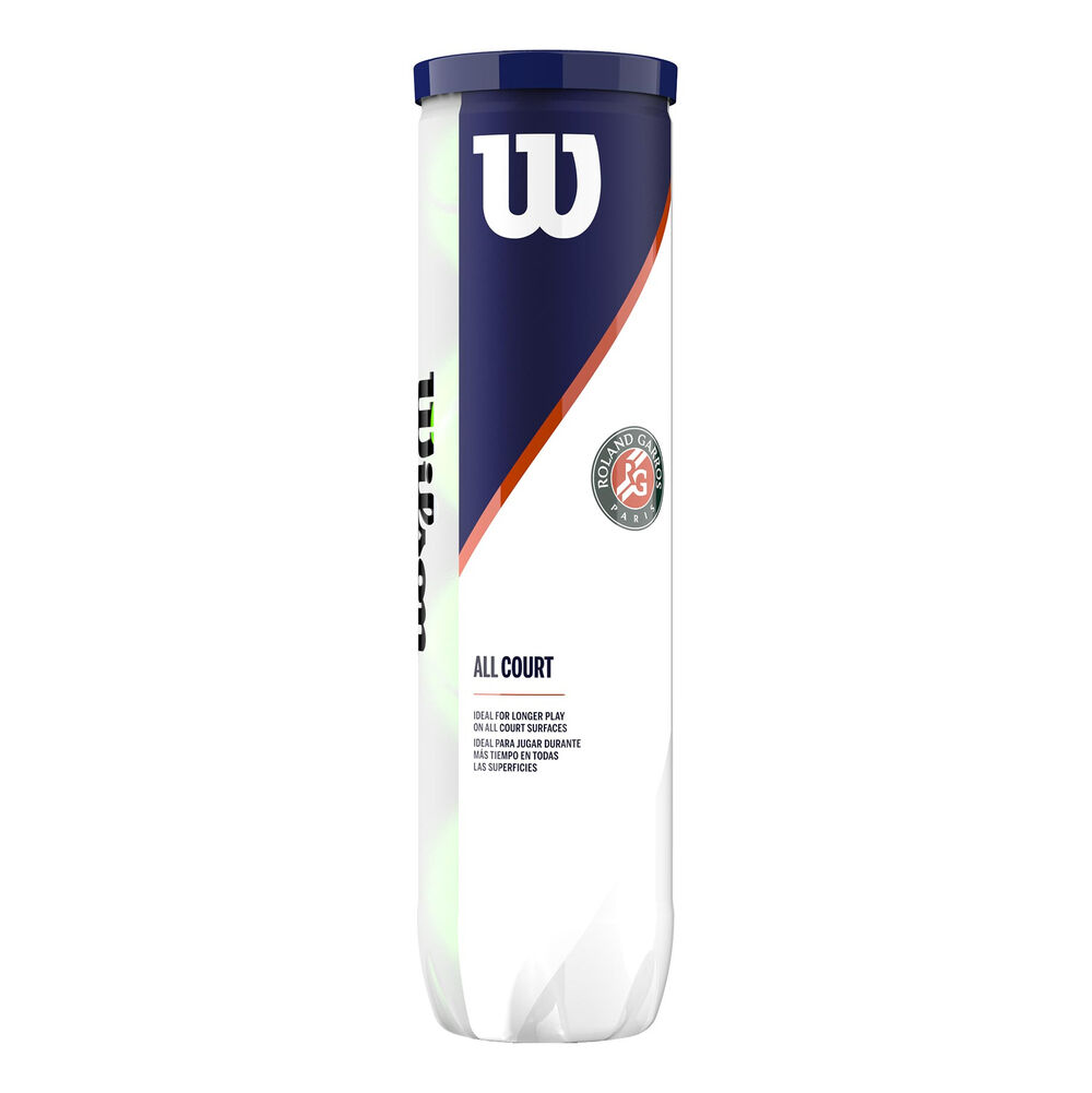 Wilson Roland Garros All Court 4 Ball Tube
