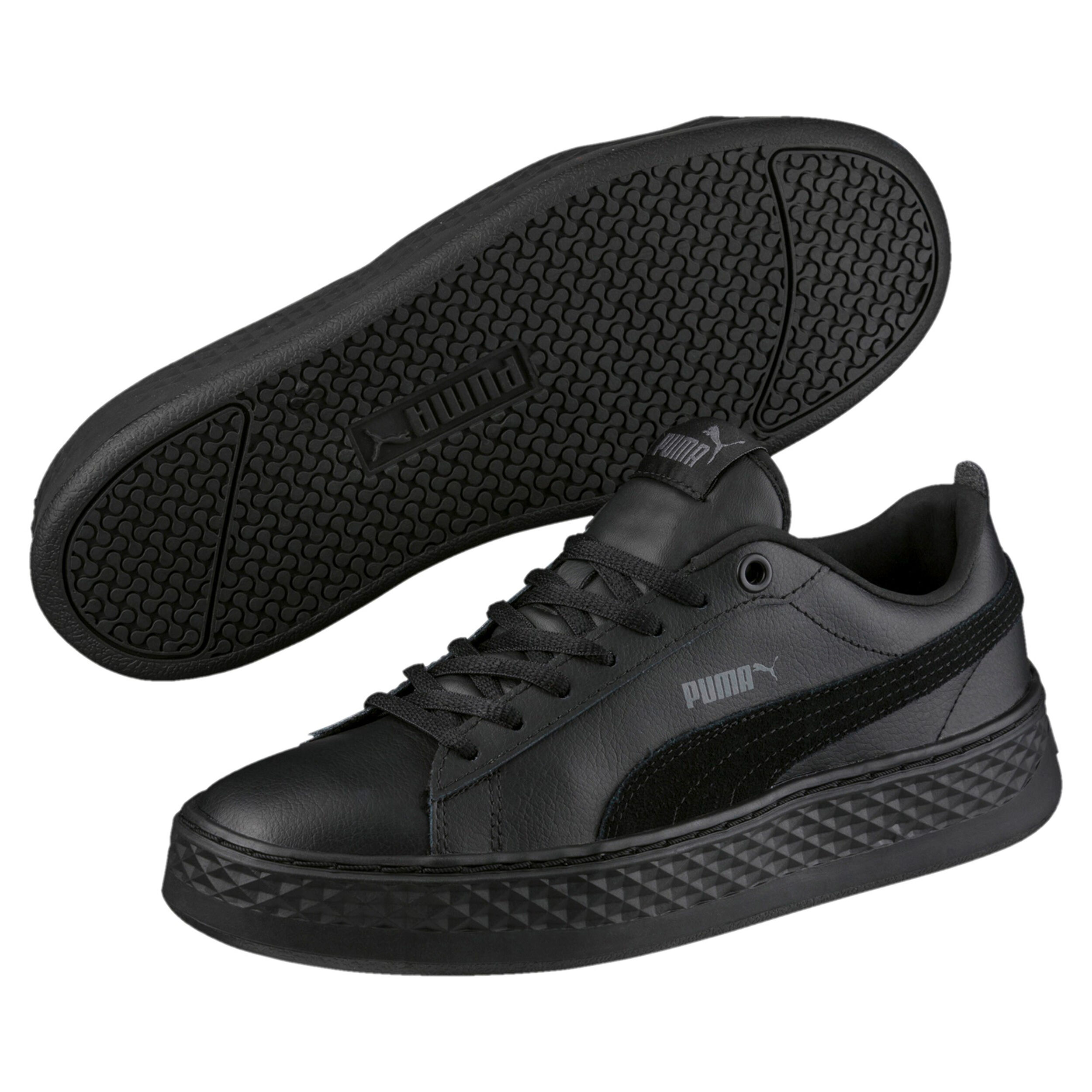 Smash Platform Sneakers Women Black Dark Grey