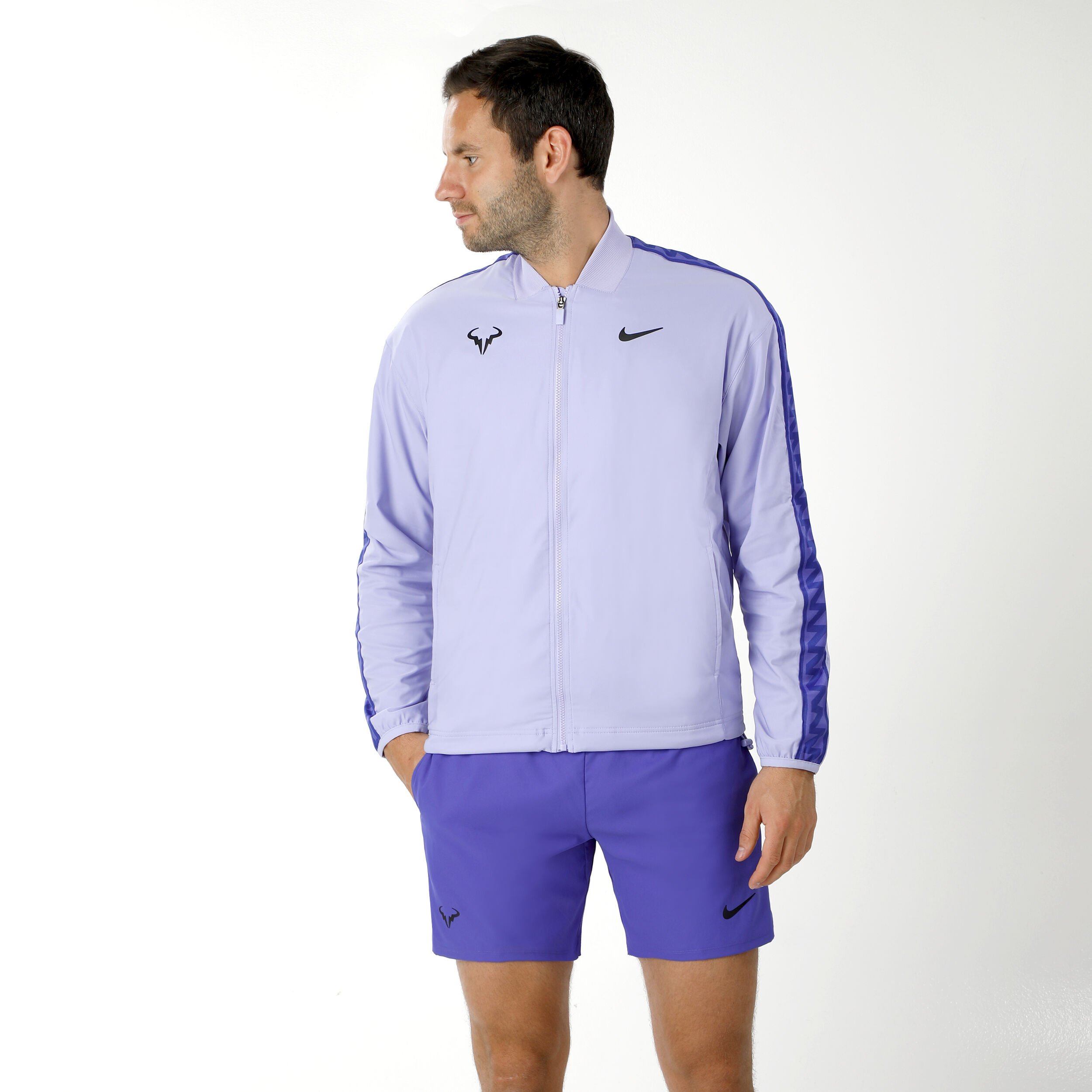 Rafael nadal top purple jacket