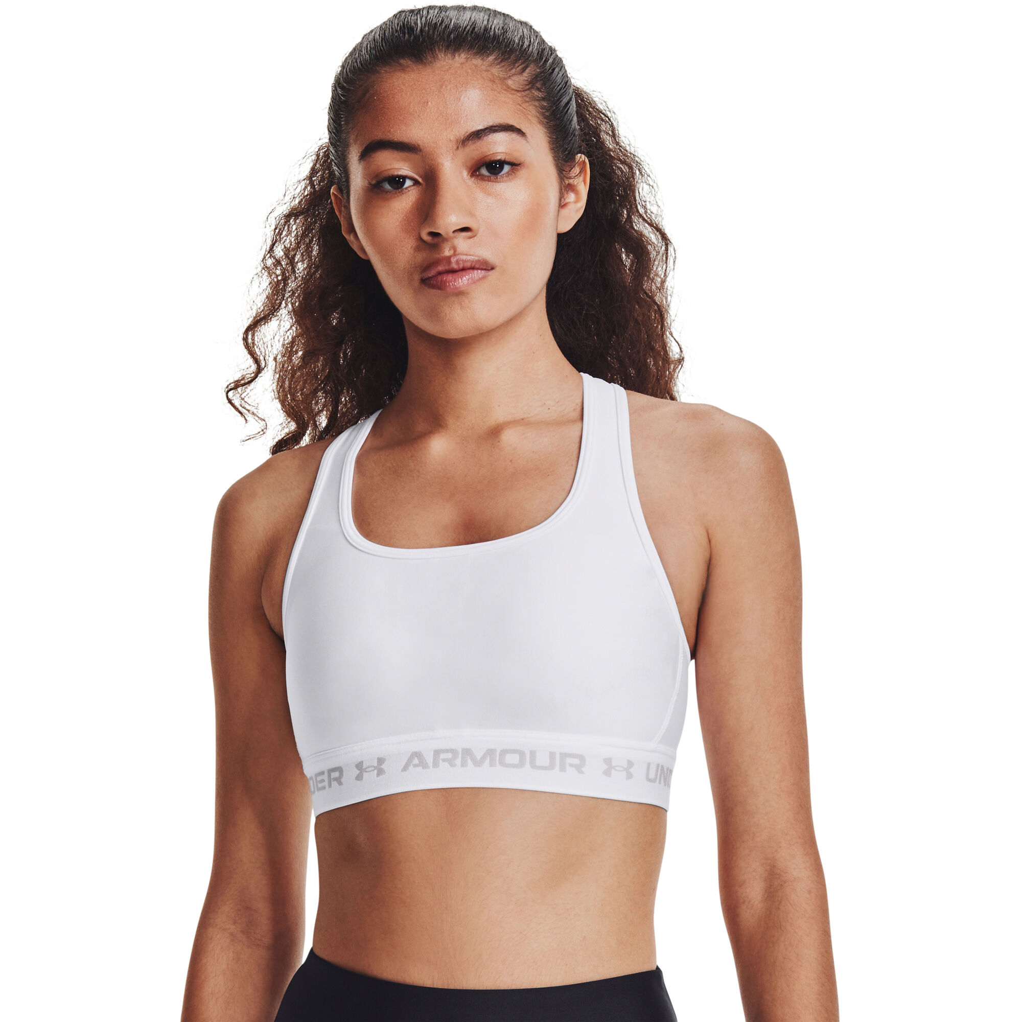 Buy Under Armour Crossback Mid Sports Bras Women White, Grey online