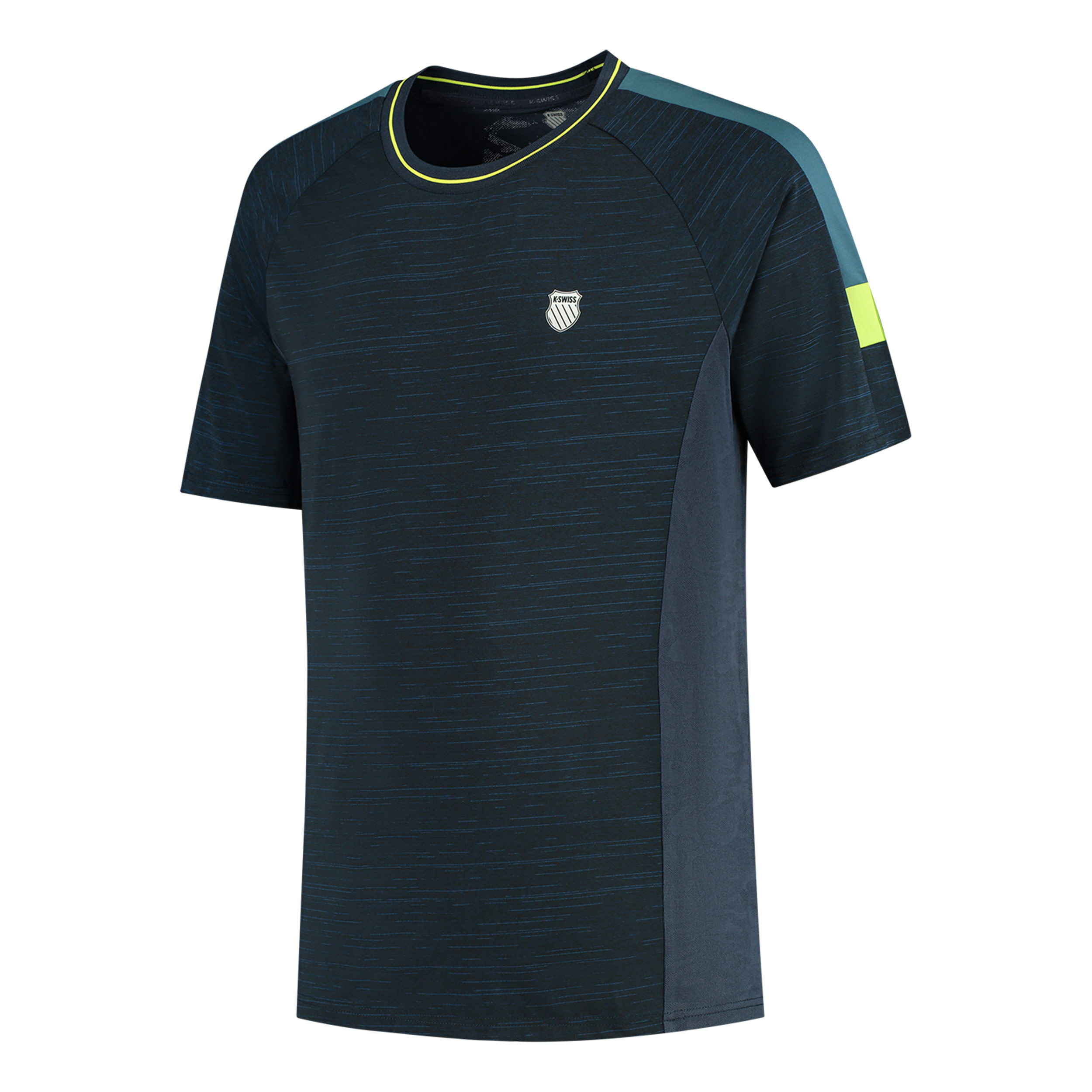 Buy K-Swiss Hypercourt Melange 2 T-Shirt Men Dark Blue online | Tennis  Point UK