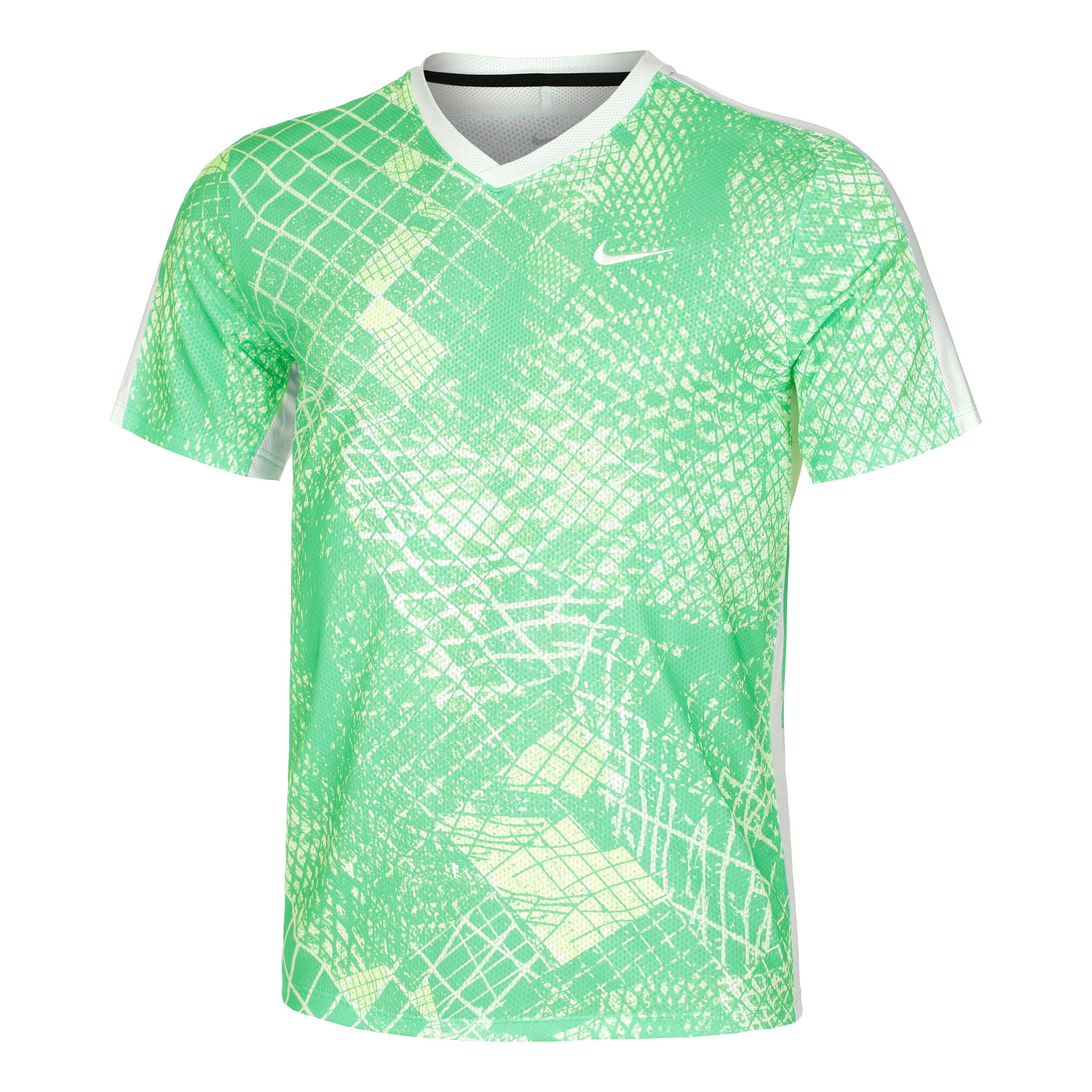 Lime green and white shop nike shirt