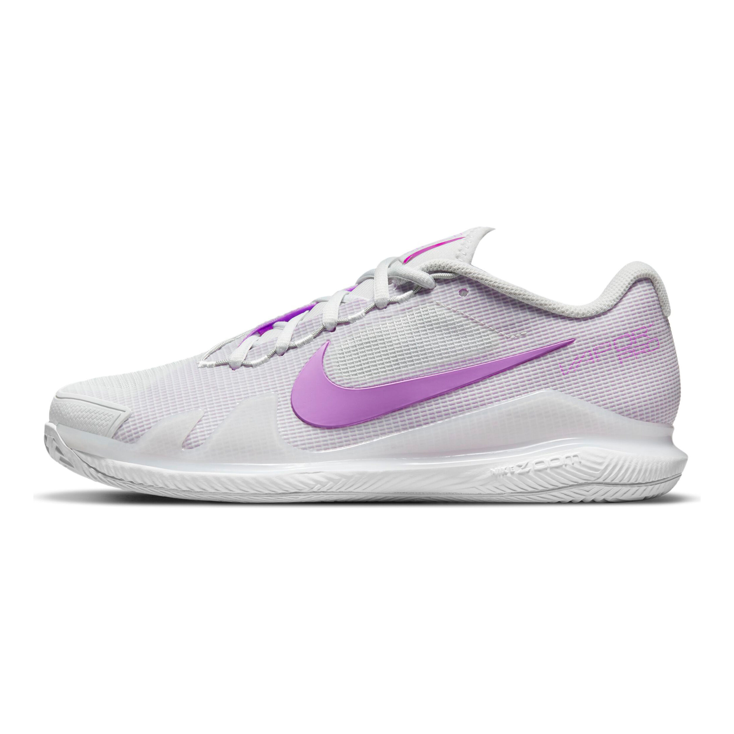 Zoom Vapor Pro Clay Court Shoe Women Lightgrey Violet