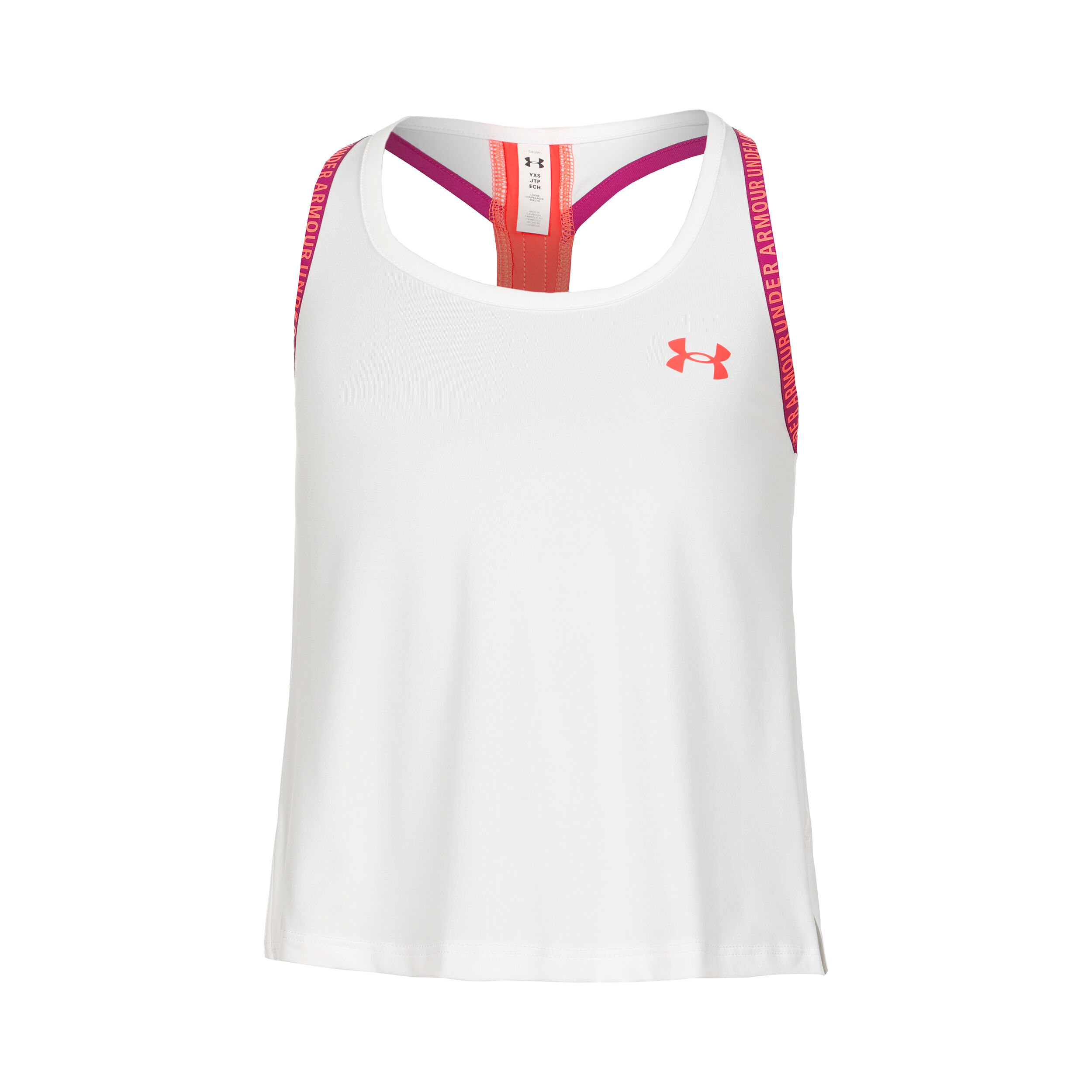 Buy Under Armour Knockout Tank Top Girls White Red online