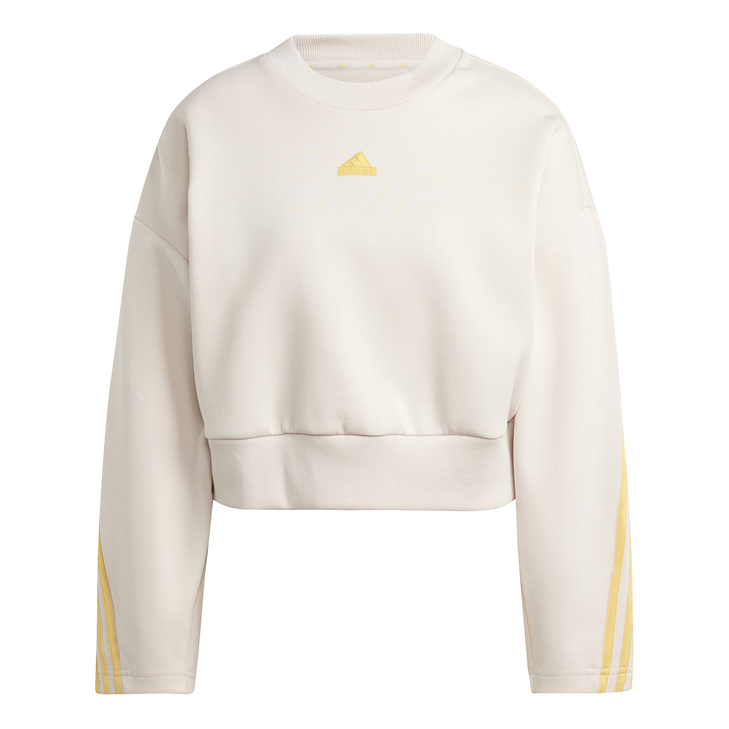 Buy adidas Future Icon 3 Stripes Sweatshirt Women Beige Yellow online Tennis Point UK
