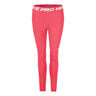 Mid-Rise Mesh-Paneled Tight Women-Lightred,White