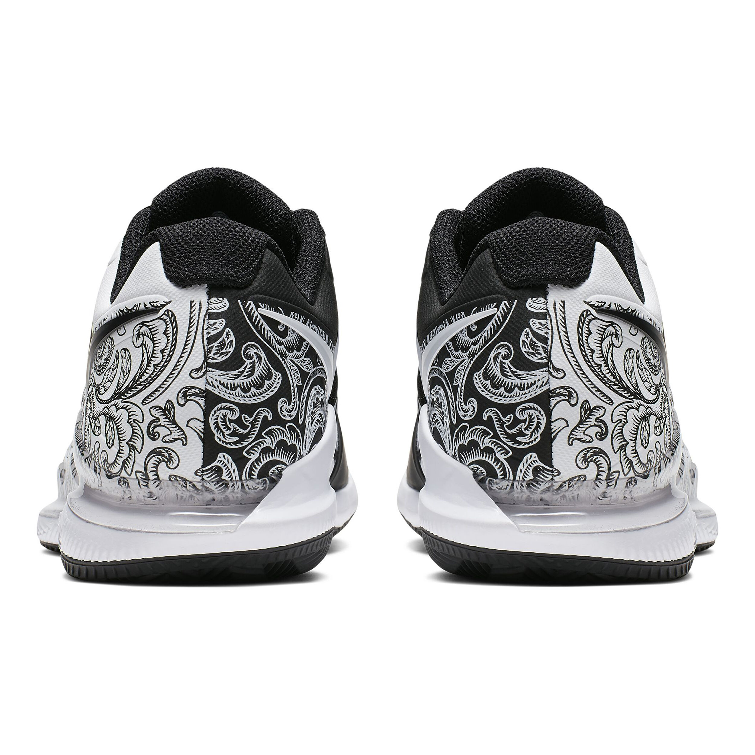 Men's air zoom vapor x tennis shoes white and black shop