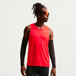 Nike Running top Nike Miler Running shirt Men - lightred, silver