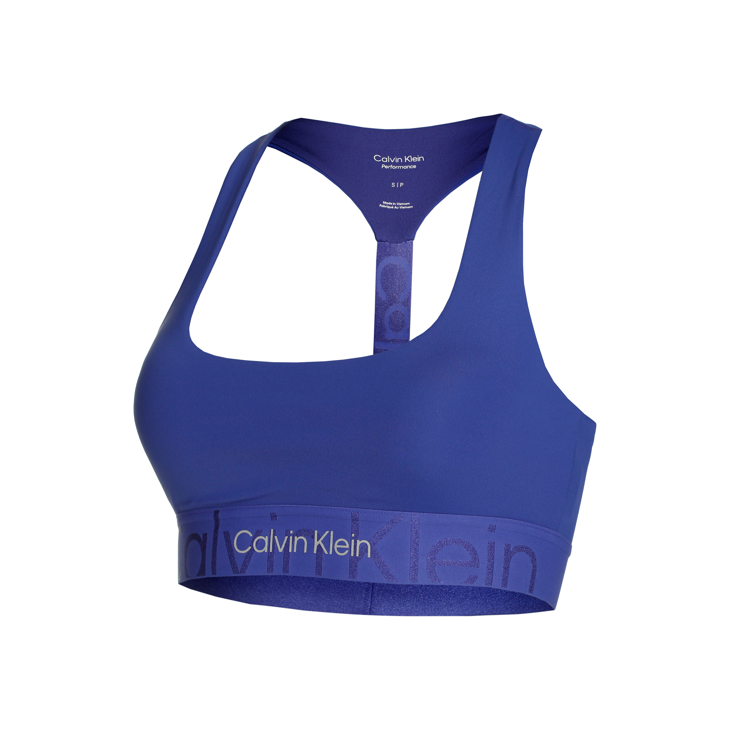 Blue calvin klein bralette sale