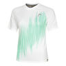 Performance T-Shirt Women-White,Turquoise