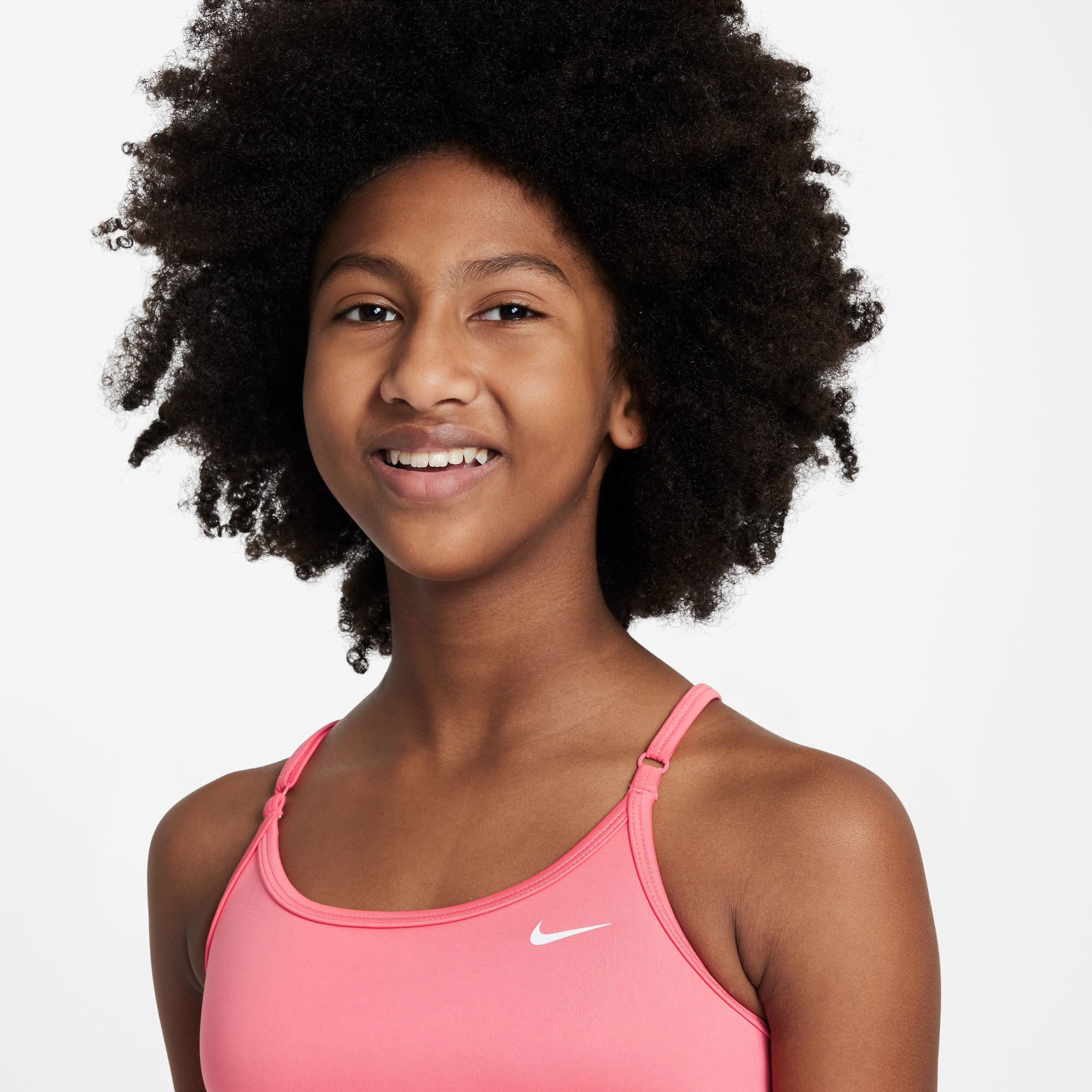 Buy Nike Dri Fit Big Kids Tank Sports Bras Girls Coral online Tennis Point UK