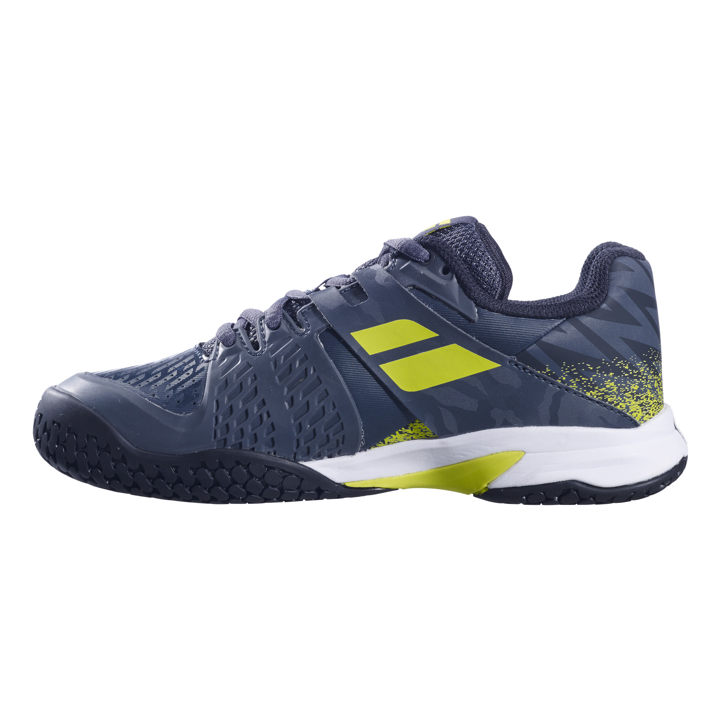 Buy Babolat Propulse All Court Shoe Kids Dark Blue Neon Green