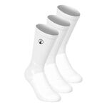 Quiet Please Clothing Quiet Please Performance Long Tennis Socks 3 Pack-White