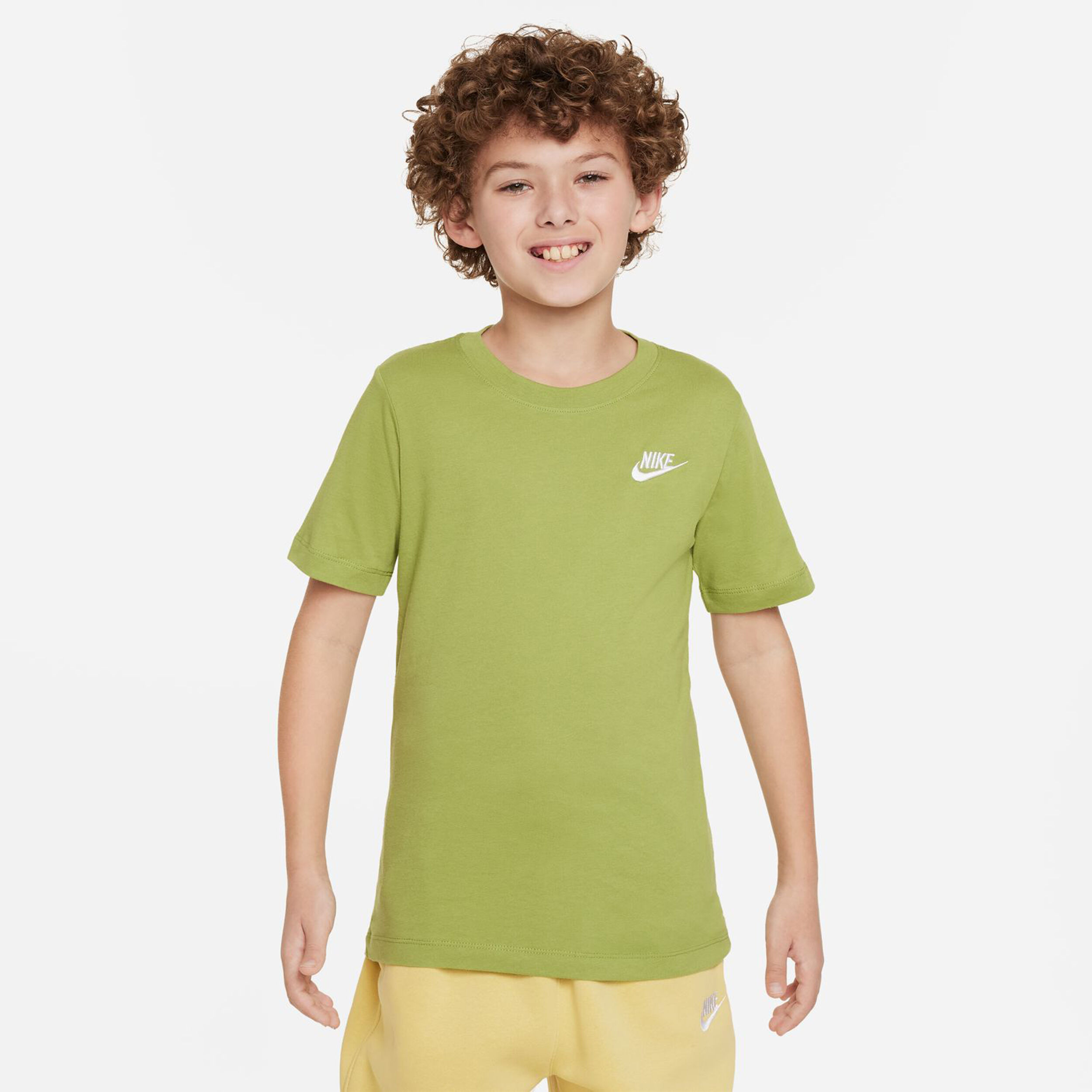 Boys lime green nike shirt cheap