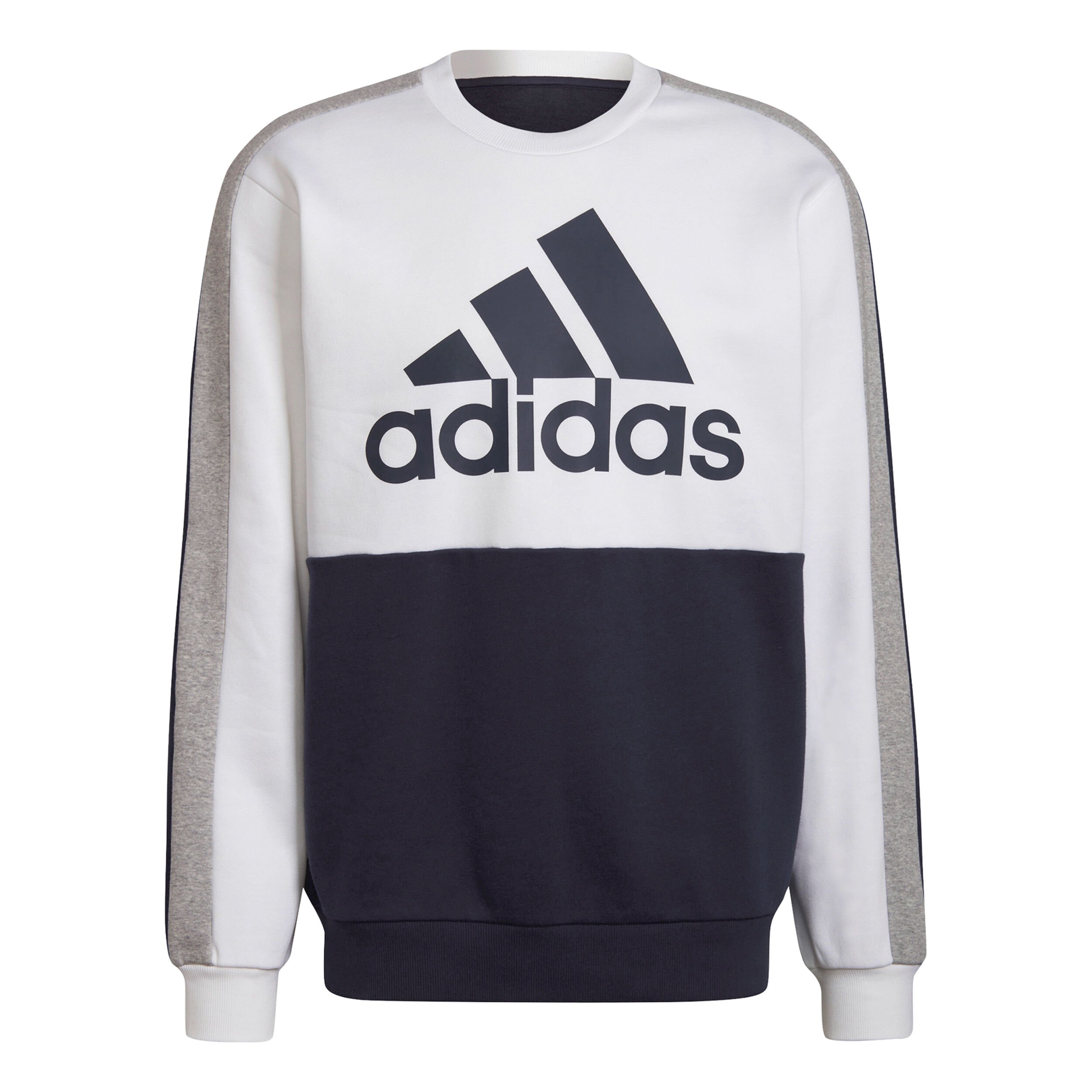 Color Block Sweatshirt Men White Black