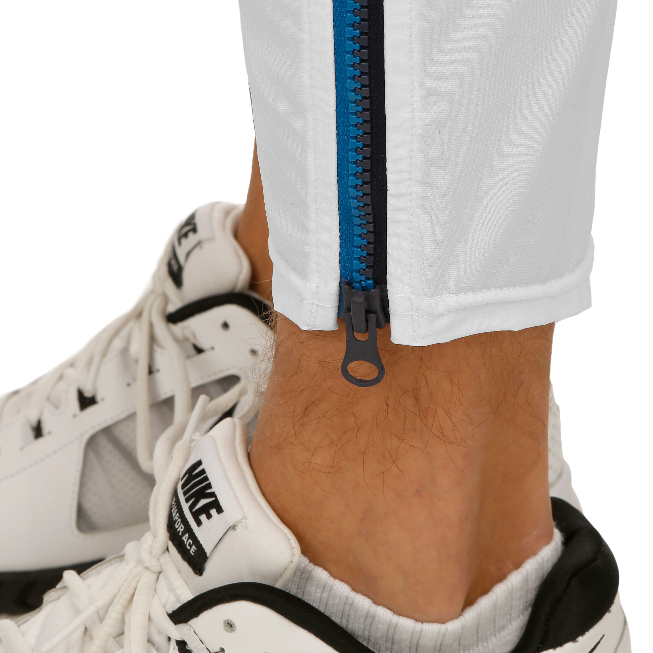 Court Flex Training Pants Men White Dark Blue