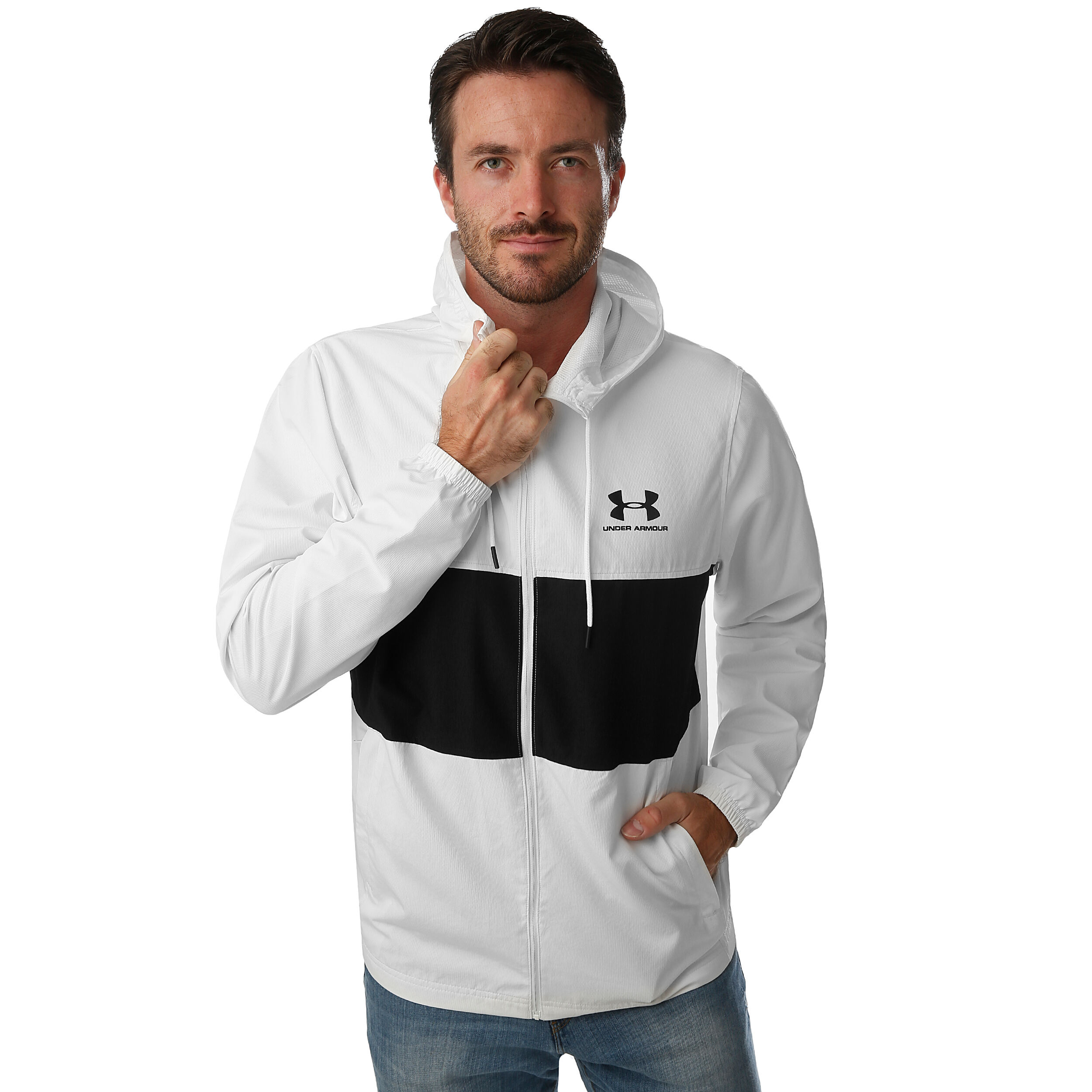 Sportstyle Wind Training Jacket Men White Black