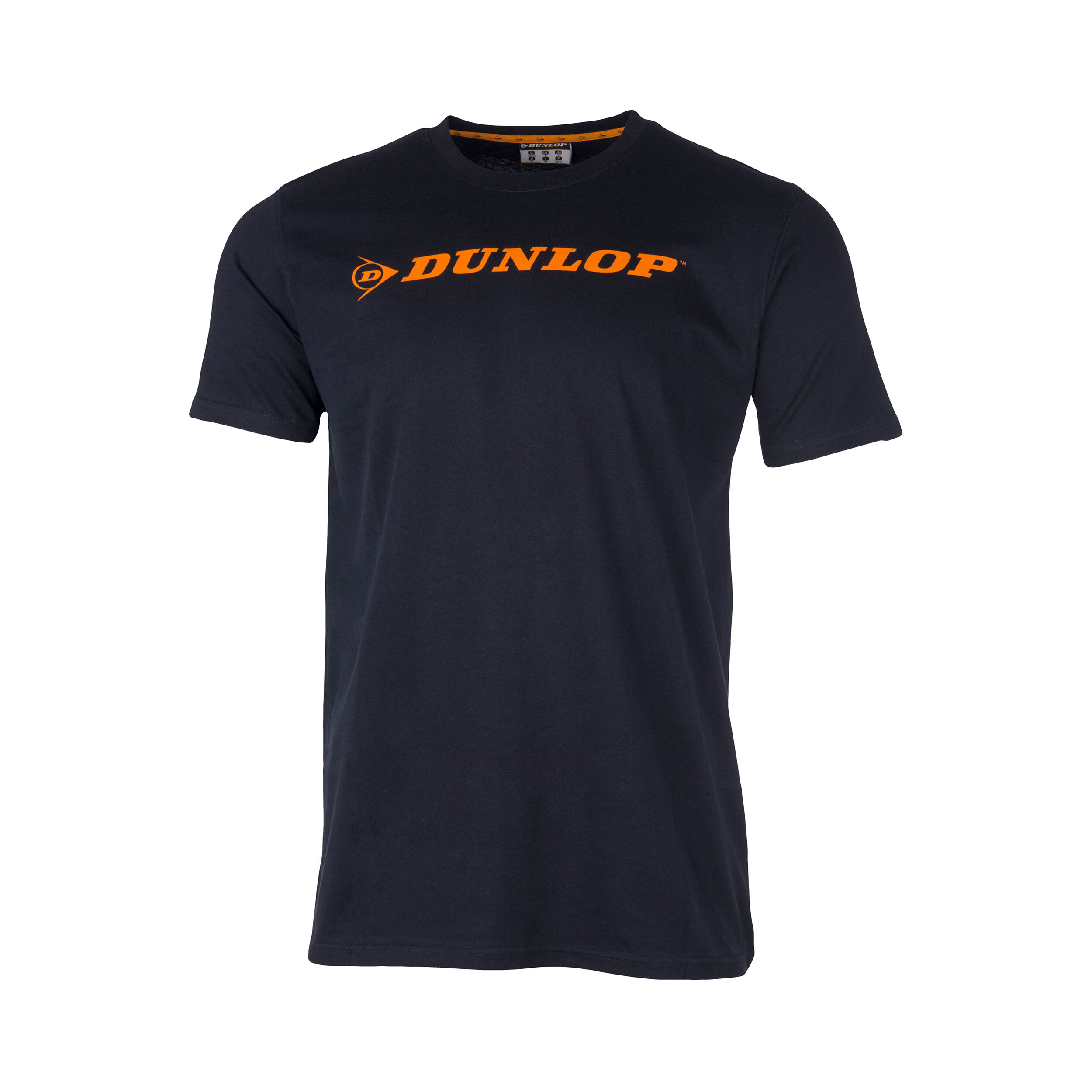 Essential T Shirt Boys Dark Blue Orange
