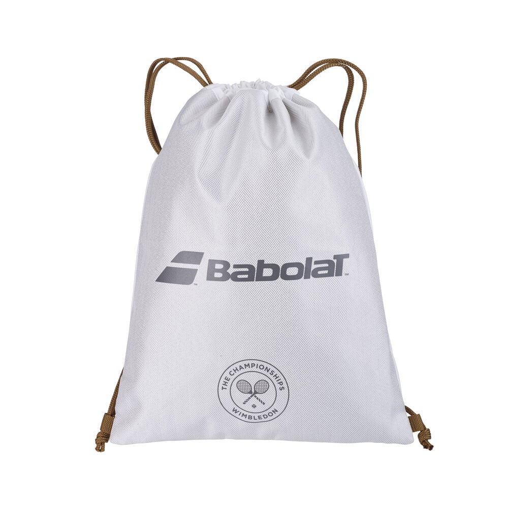 Babolat Wimbledon Gym Bag Sports Bag-White,Grey white