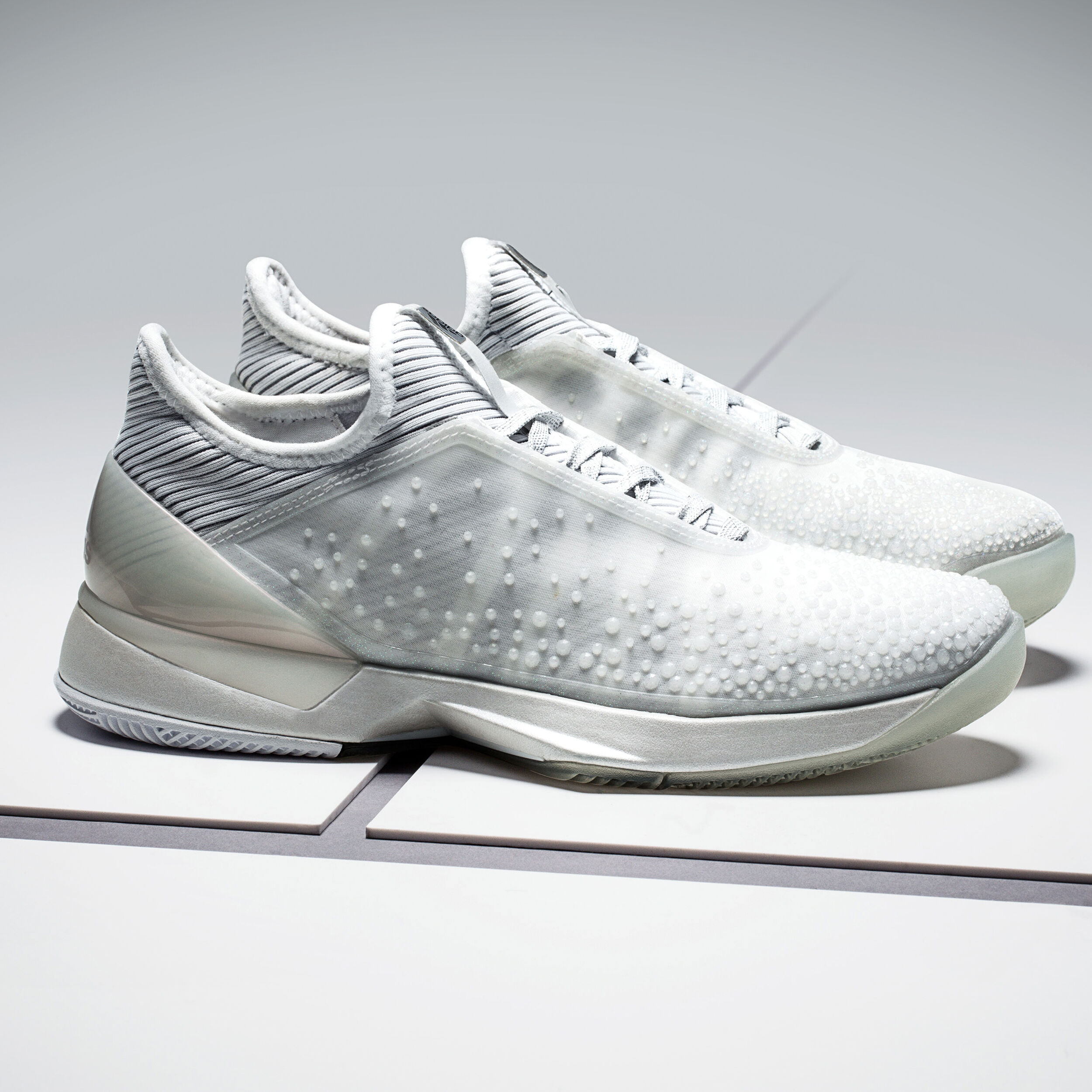 Adizero Ubersonic 3 LTD All Court Shoe Women White Lightgrey