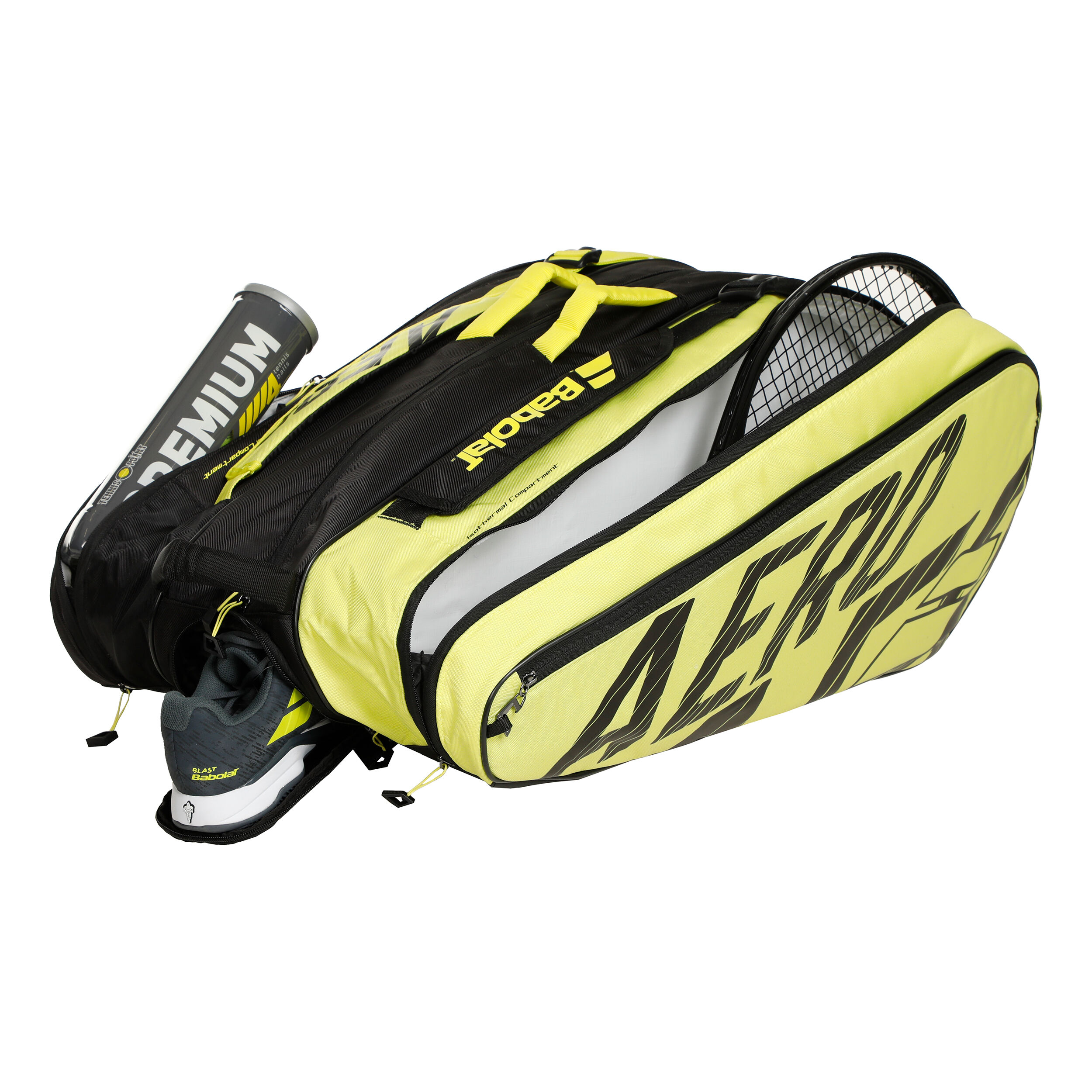 Buy Babolat RH X 12 Pure Aero Racket Bag Black Yellow online Tennis Point UK