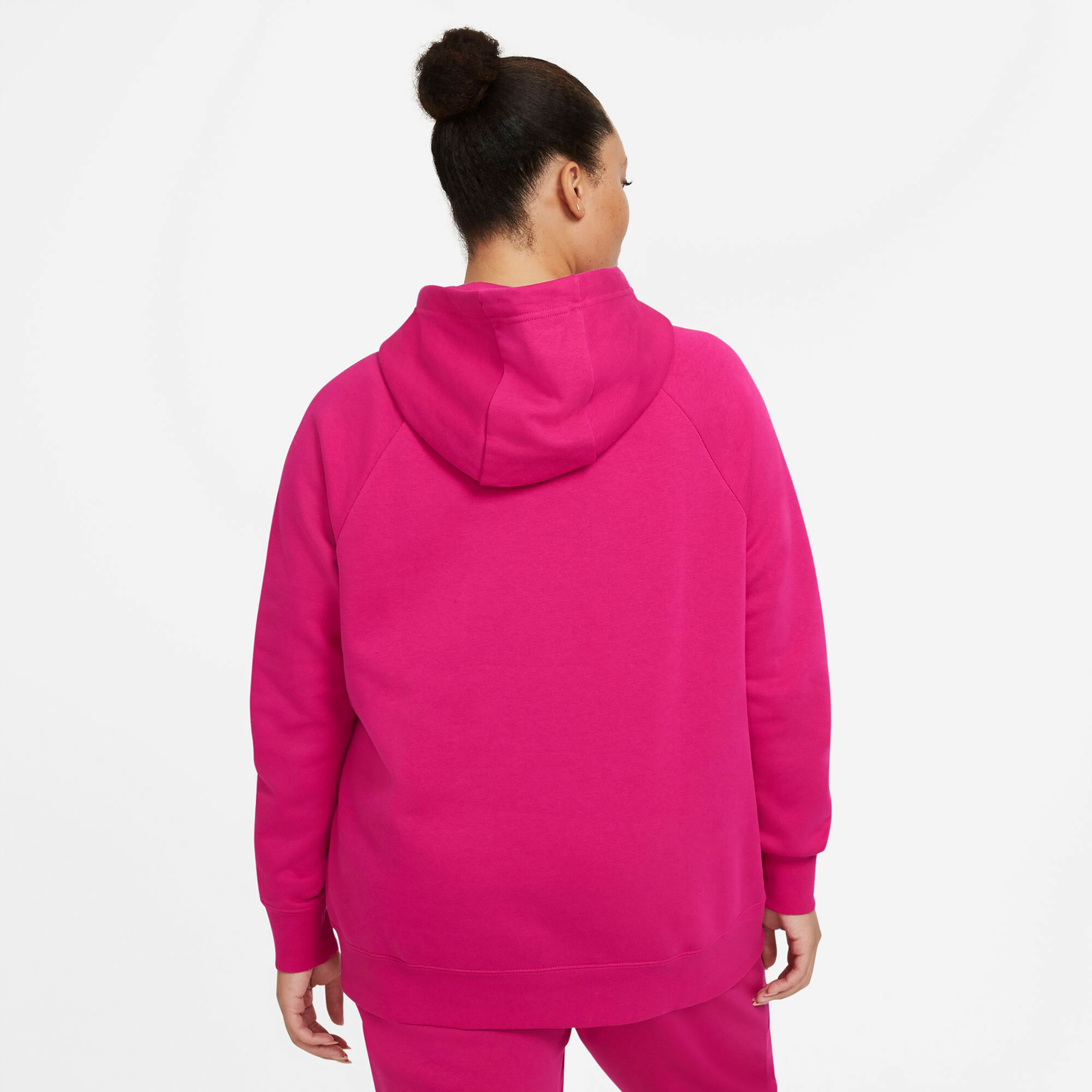 buy Nike Sportswear Essential Plus Size Hoody Women - Pink, White ...