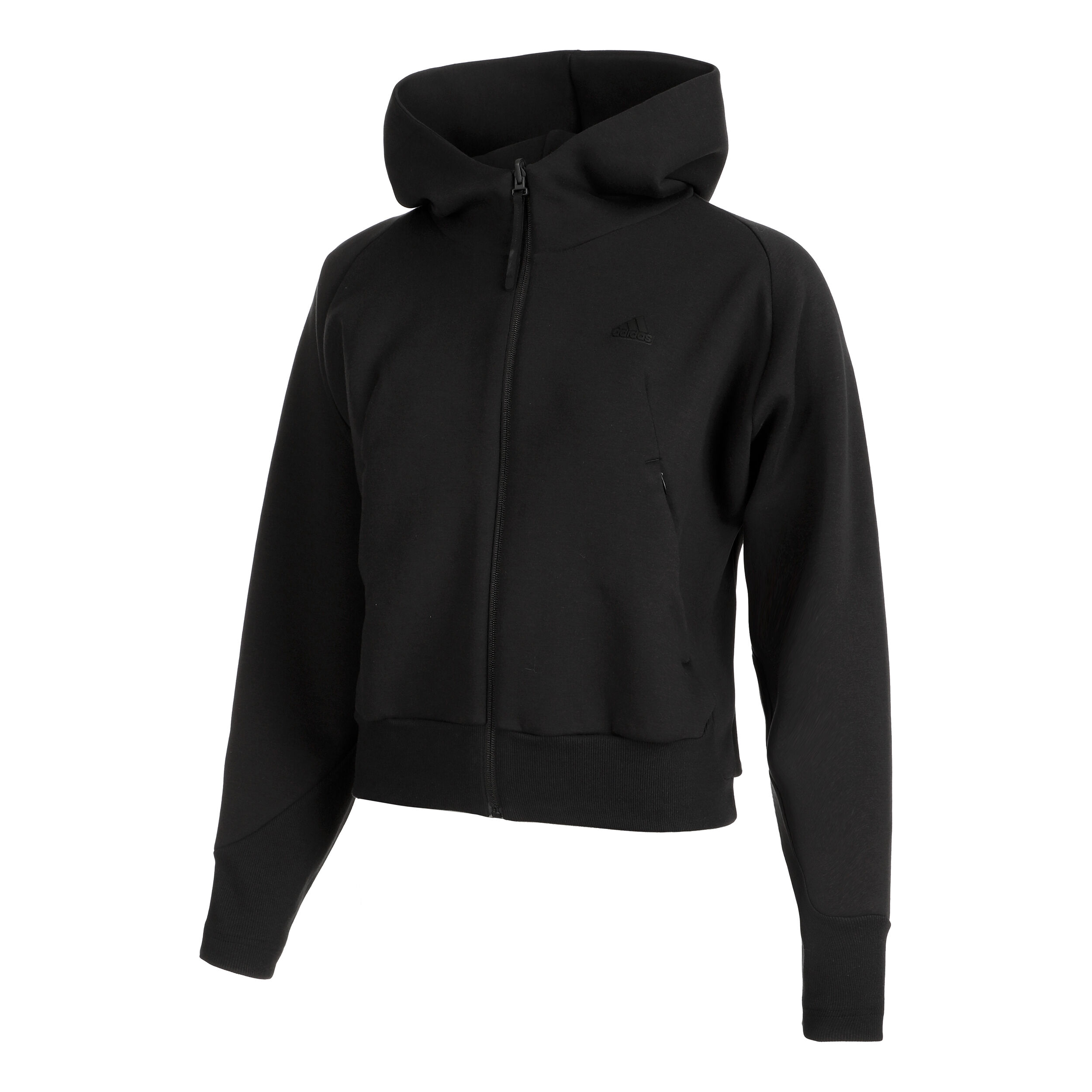 Black adidas discount hoodie womens