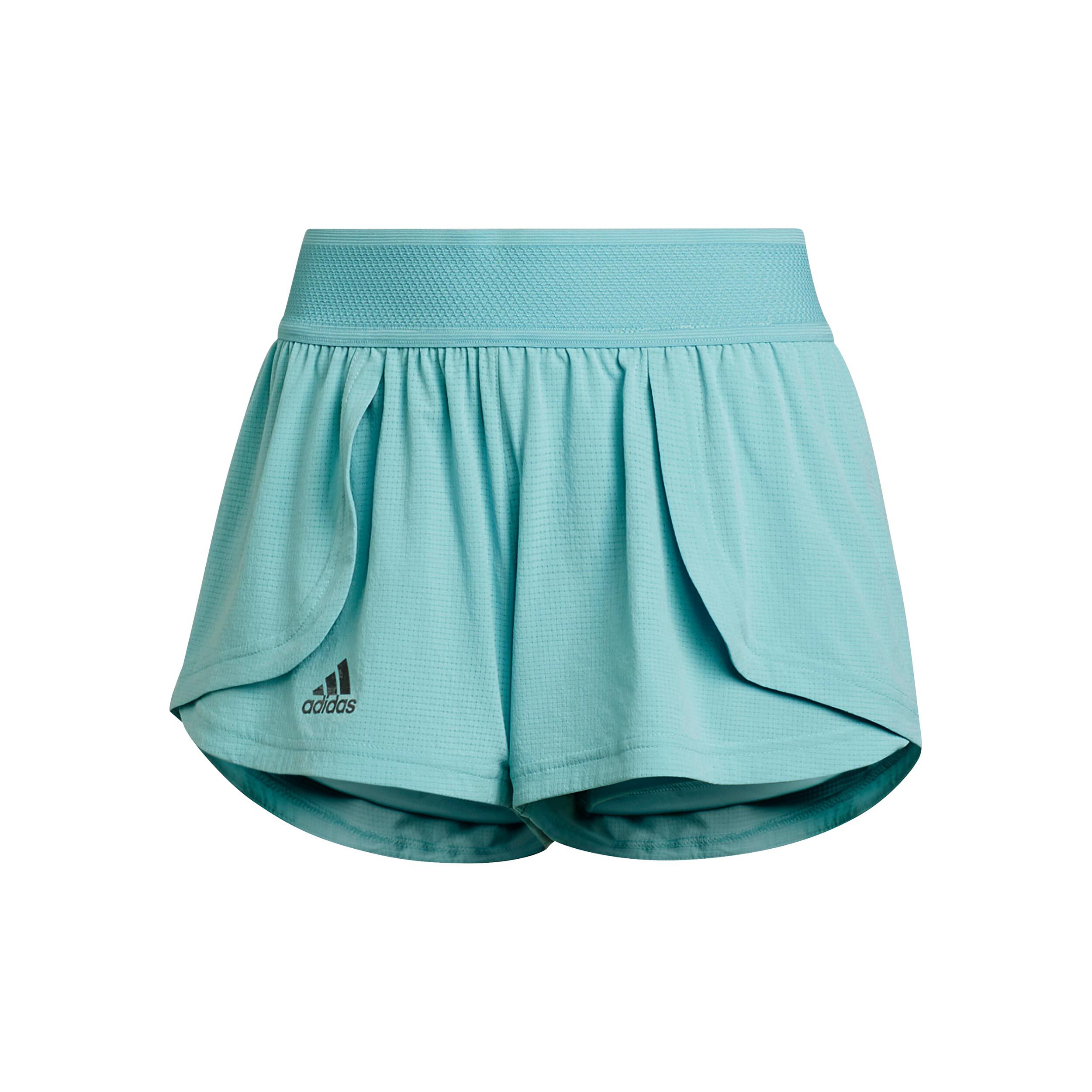 Turquoise adidas shorts best sale