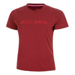 BIDI BADU Clothing BIDI BADU Protected Leafs Chill T-Shirt Women - red, 
