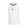 Racerback Tank Top Girls-White,Dark Blue
