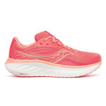 Saucony Running shoes Saucony Ride 18 Neutral Running Shoe Women-Coral,Orange